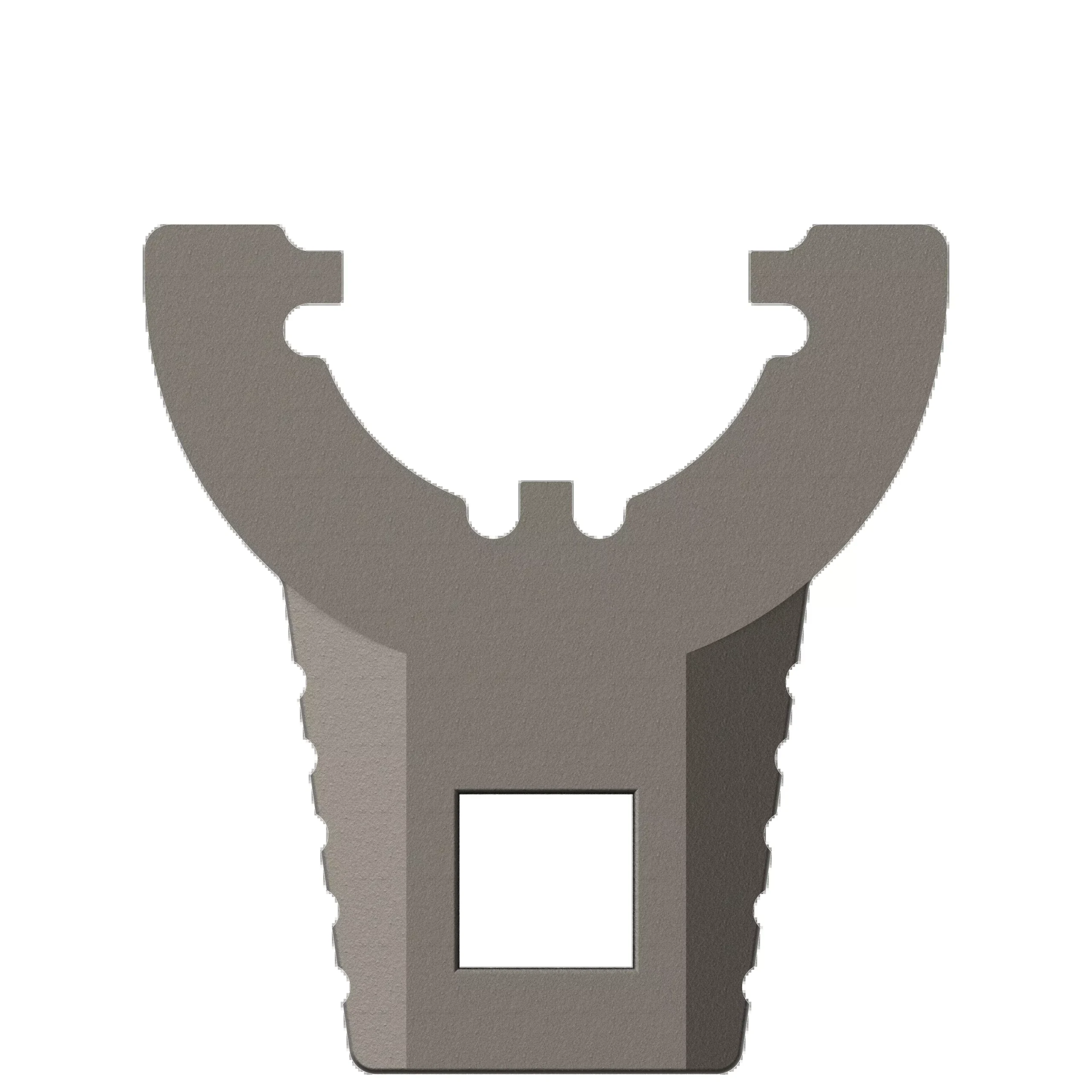 Real Avid Master-Fit Thin Castle Nut Crowfoot Wrench for AR-15, Titanium-Coated Stainless Steel, AVMFTCNW