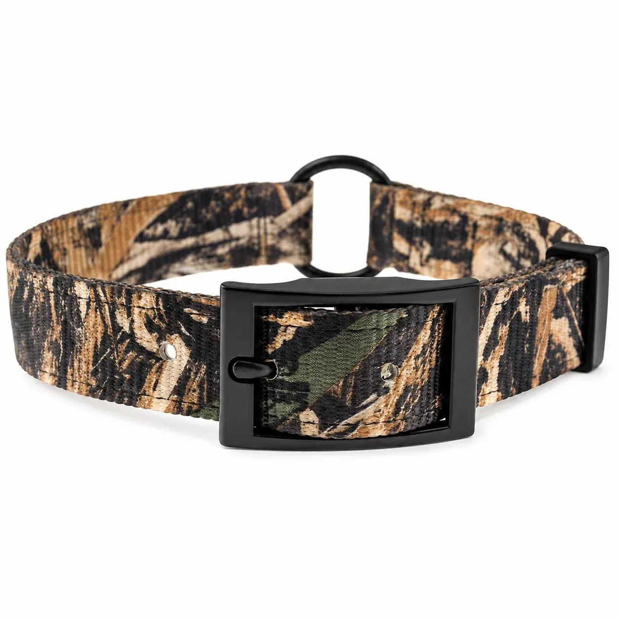Realtree Max5 Camo 2-Ply Nylon Center Ring Dog Collar