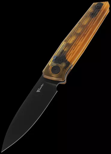 REATE PL-6 Ultem Black Folding Knife