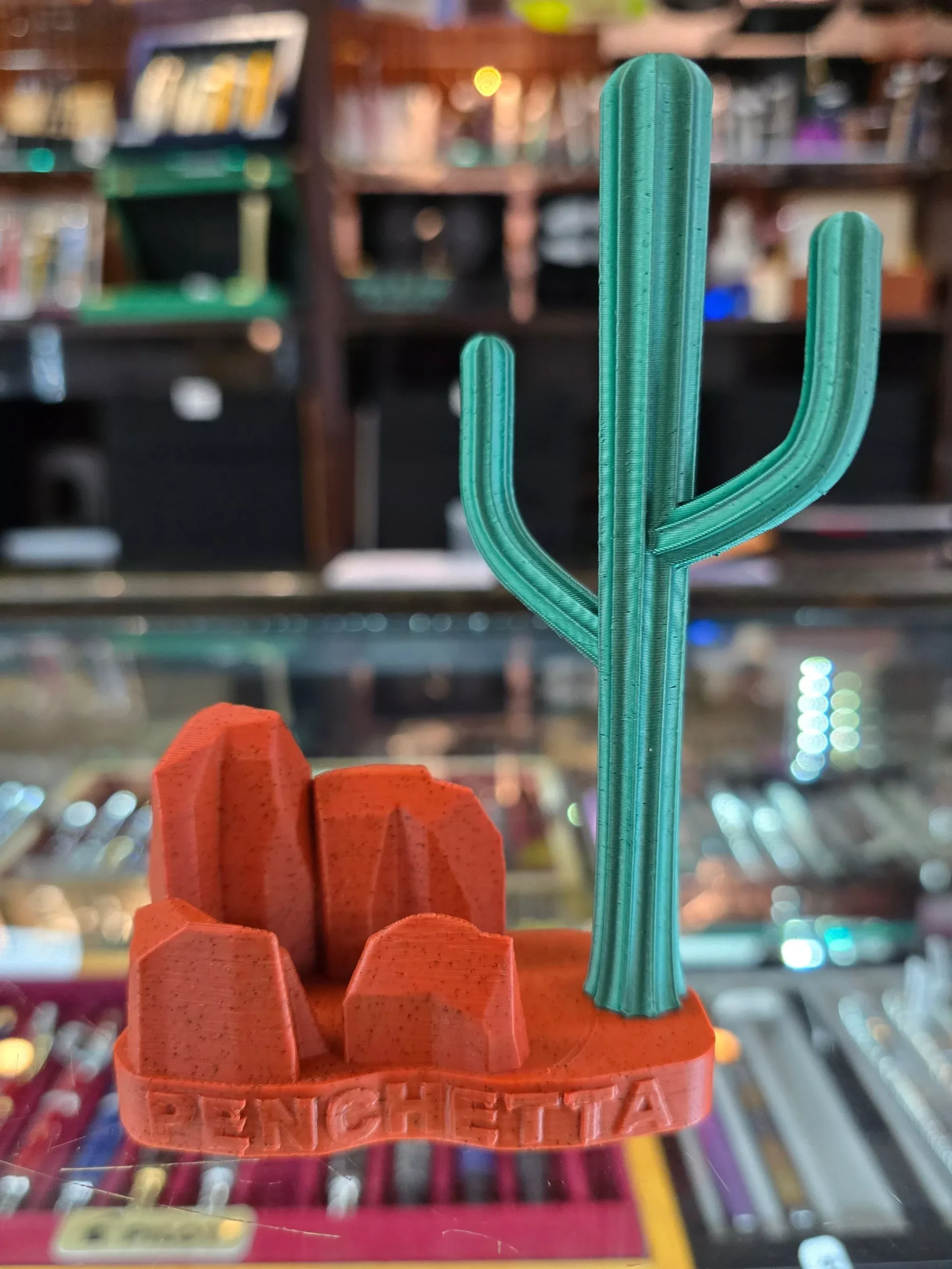 Red Rocks and Saguaro Pen or Knife Stand