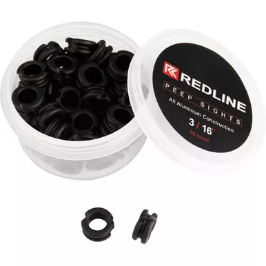 Redline Peep Sight 50ct Black