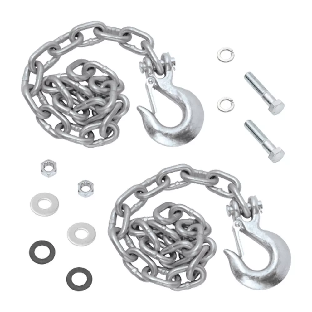 Reese Goose Box 5th Wheel Pin Box Safety Chains
