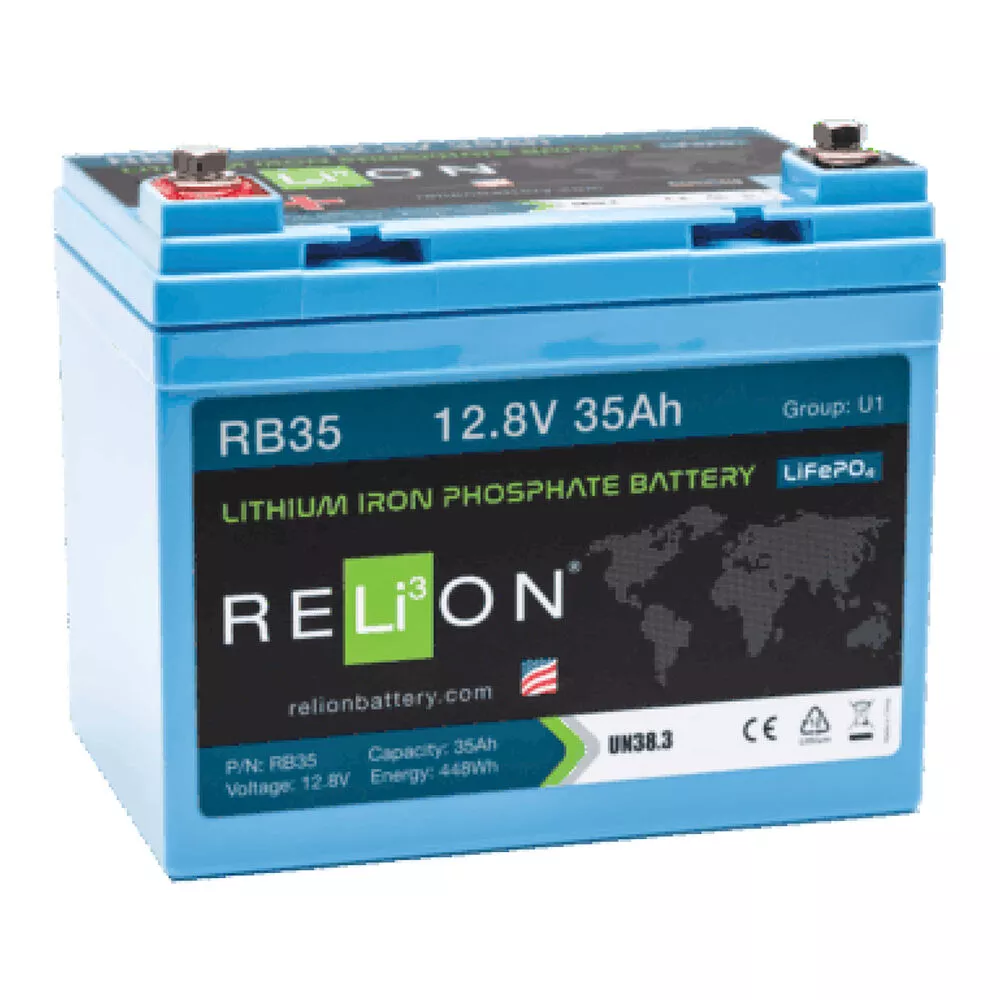 RELiON RB35 12V 35Ah LiFePO4 Battery