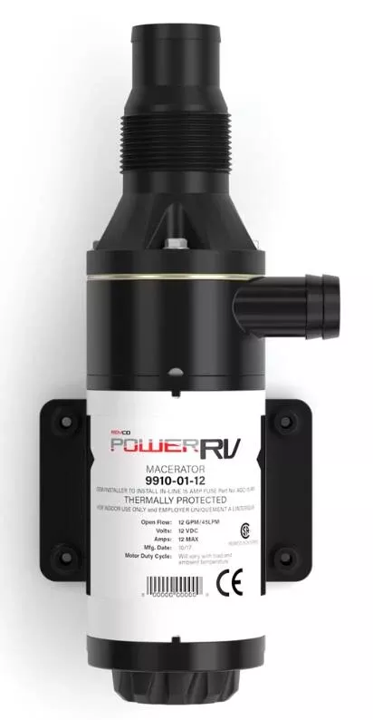 Remco Macerator Pump W/ Fixed Inlet - 24V DC• 9910-01-24
