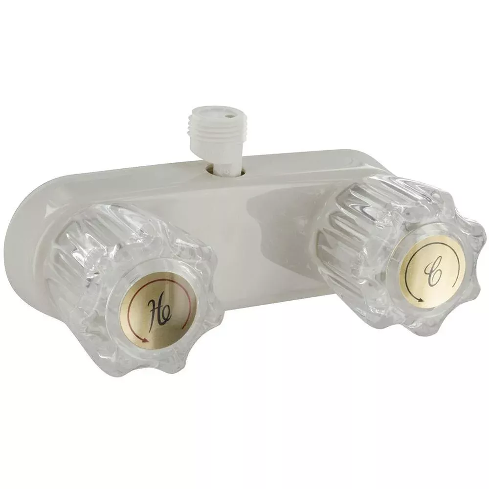 Replacement Exterior Shower Valve, White