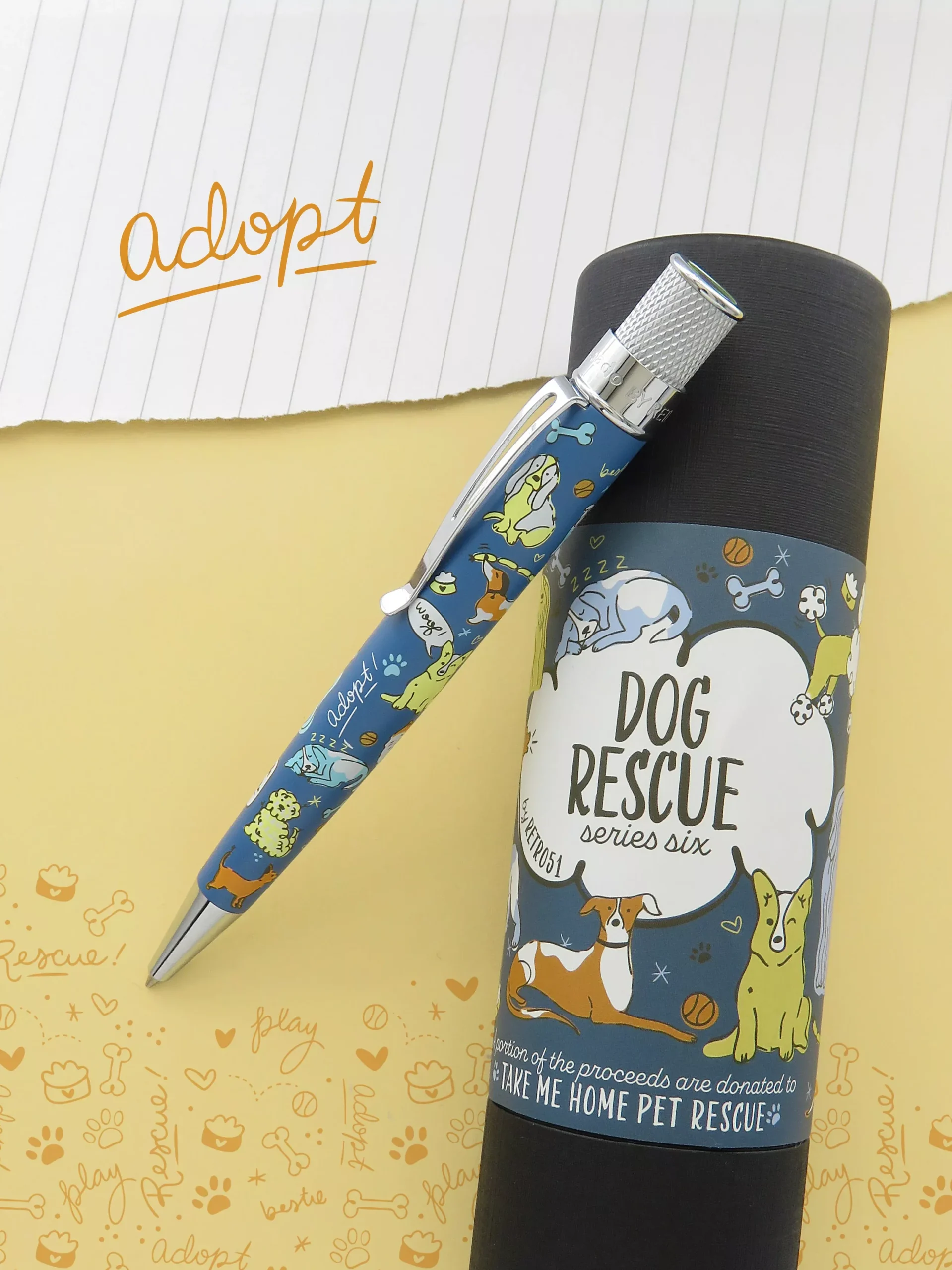 Retro 51 Tornado Dog Rescue Series 6 Ballpoint Pen