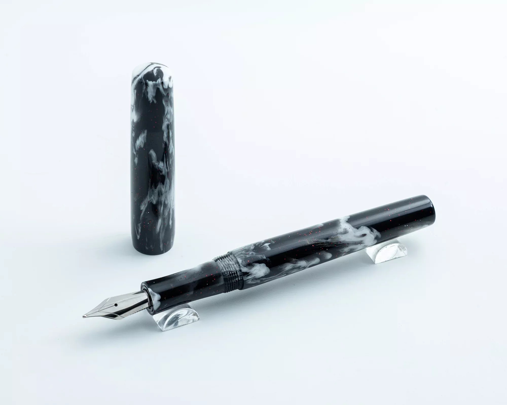 Rhys’ Pieces Custom Fountain Pen – “Space Cream Sandwich”