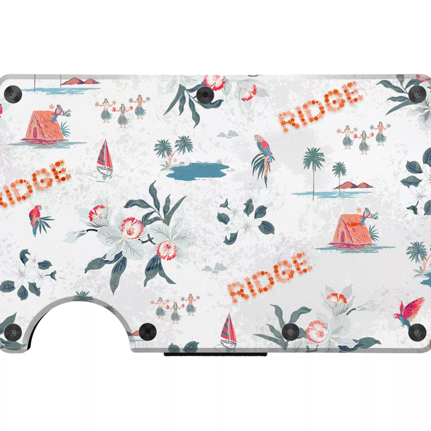 Ridge Wallet Aloha Bundle Cash Strap and Money Clip