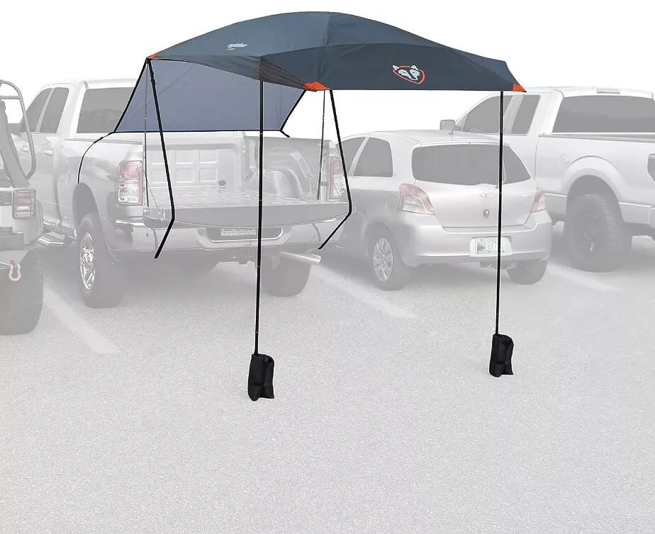 Rightline Gear Truck Tailgating Canopy, 9.5′ x 6′,Black• 110780