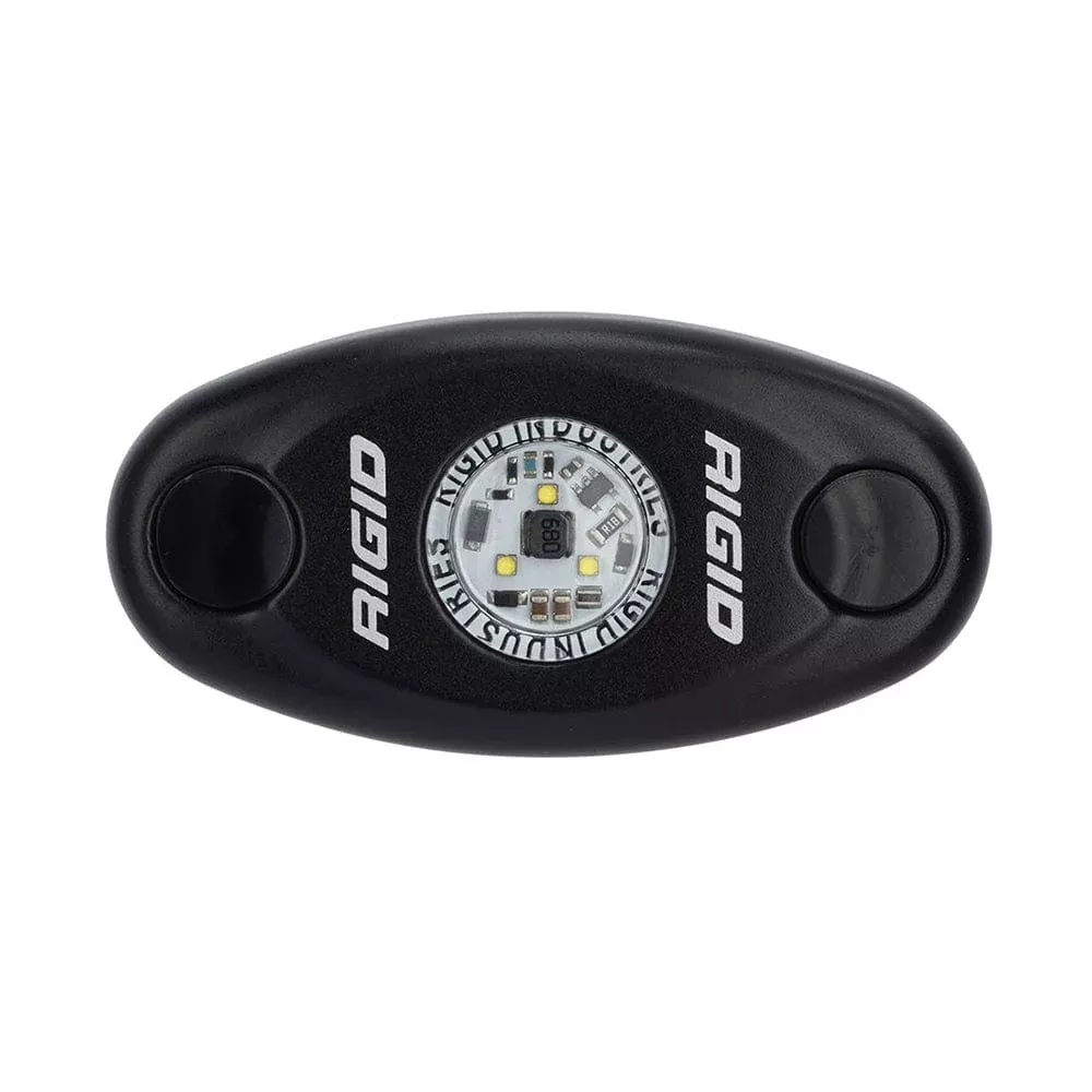 RIGID Industries A-Series Black High Power LED Light Single – Blue