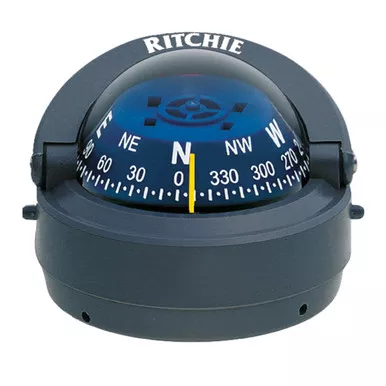 Ritchie S-53G Explorer Gray Surface Mount Compass