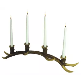 River's Edge Products Candle Holder - Deer Antler