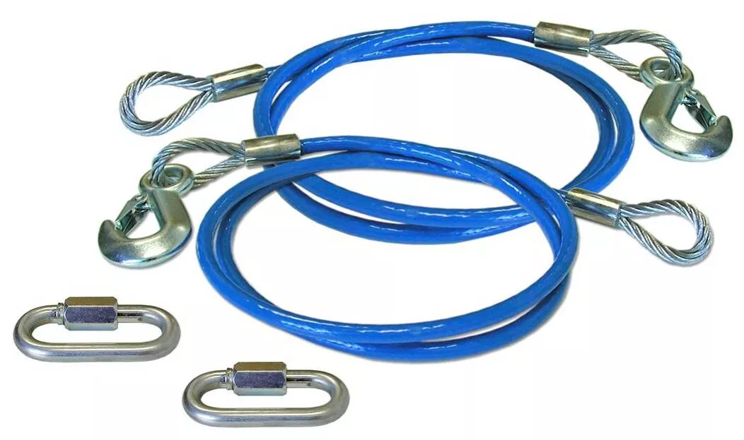 Roadmaster 64" Straight Single Hook Safety Cables - Pair• 645