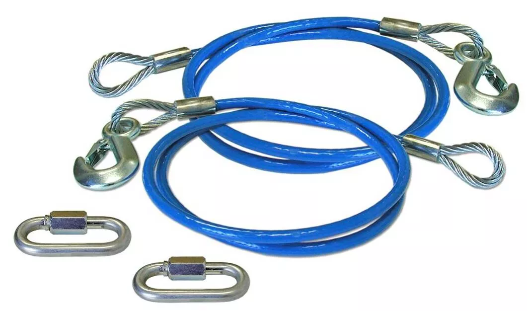 Roadmaster 64" Straight Single Hook Safety Cables - Pair• 649