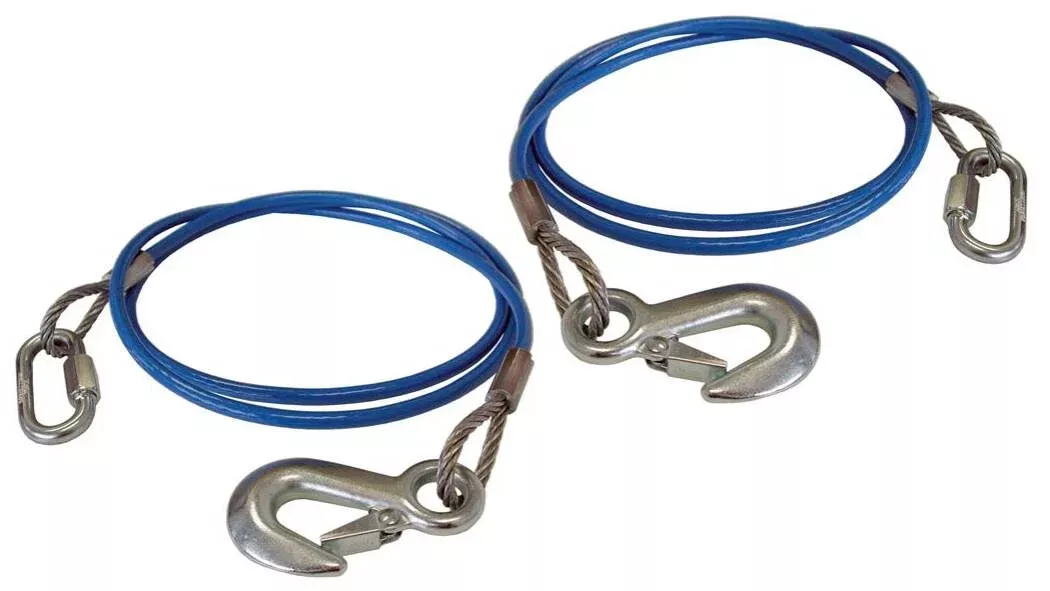 Roadmaster 76" Straight Single Hook Safety Cables - Pair• 645-76