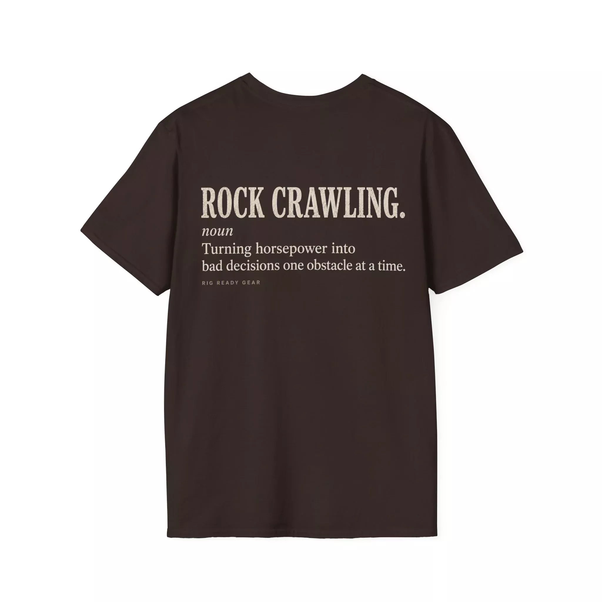 ROCK CRAWLING. Dictionary T-shirt