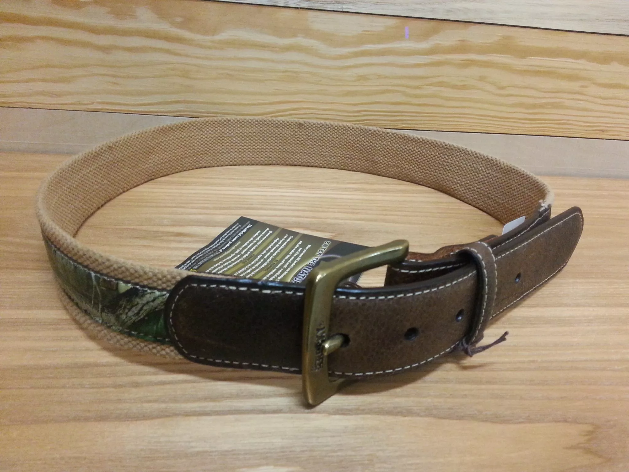 Rocky 1 1/2″ Dark Brown Men’s Outdoor Belt