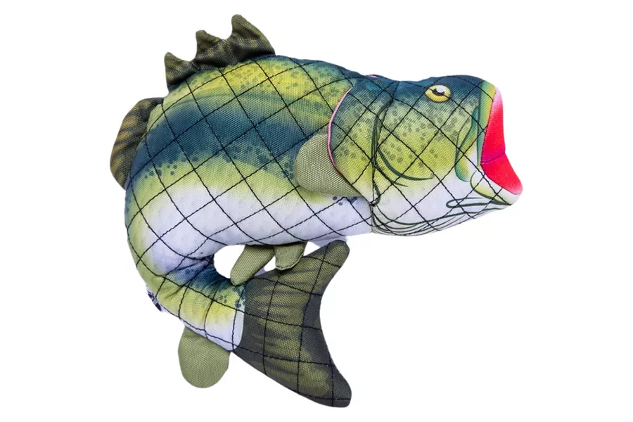 Roct Outdoor Fighting Bass Lined Dog Toy