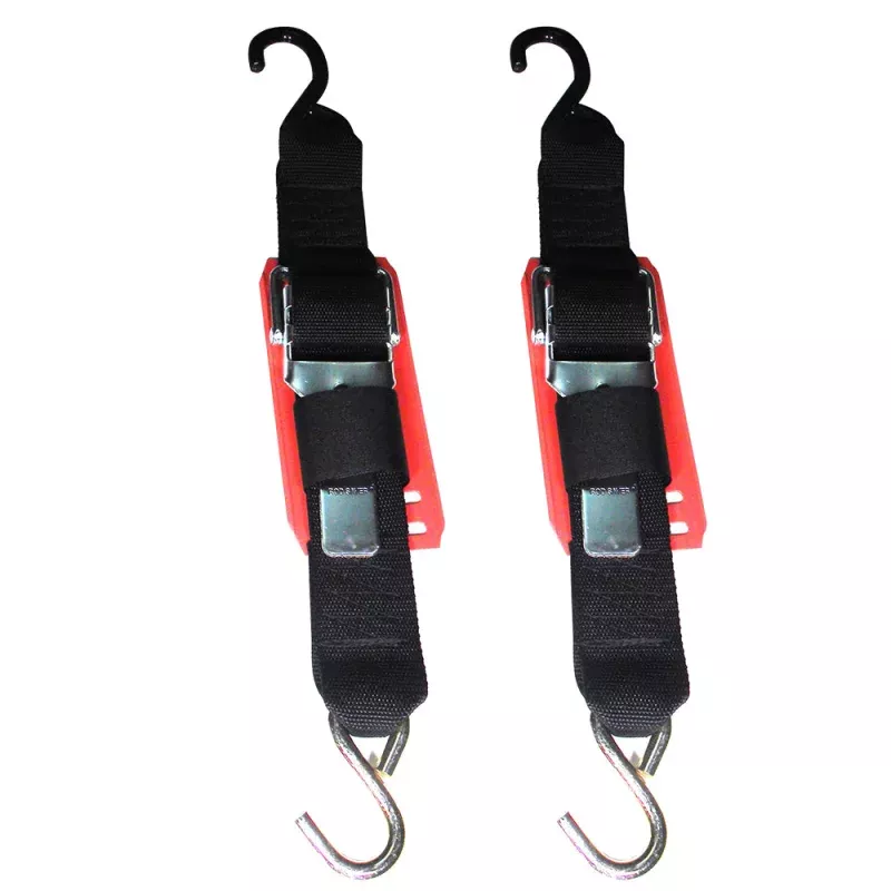 Rod Saver Paddle Buckle Trailer Tie-Down w/Vinyl Pad – 2 x 2 – Pair