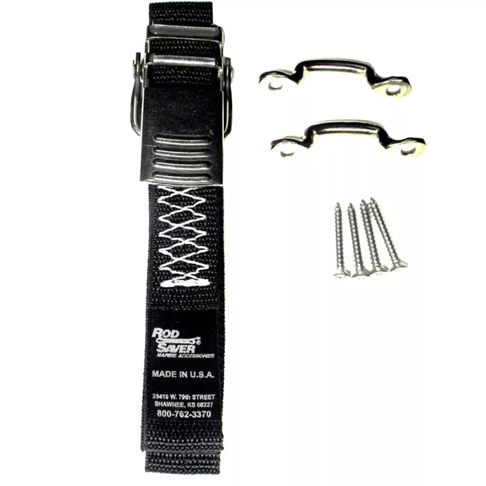 Rod Saver Stainless Steel Battery/Gas Tank Tie-Down – 48