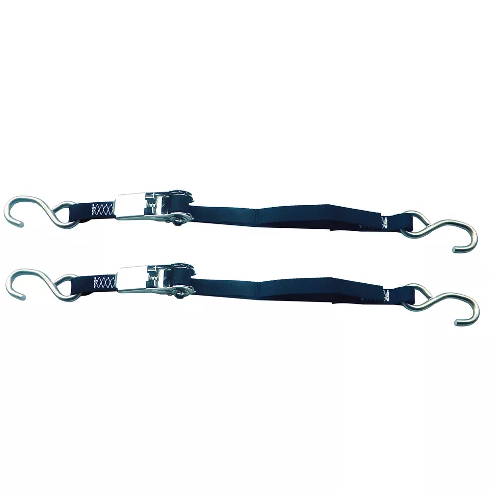 Rod Saver Stainless Steel Ratchet Tie-Down – 1 x 3 – Pair