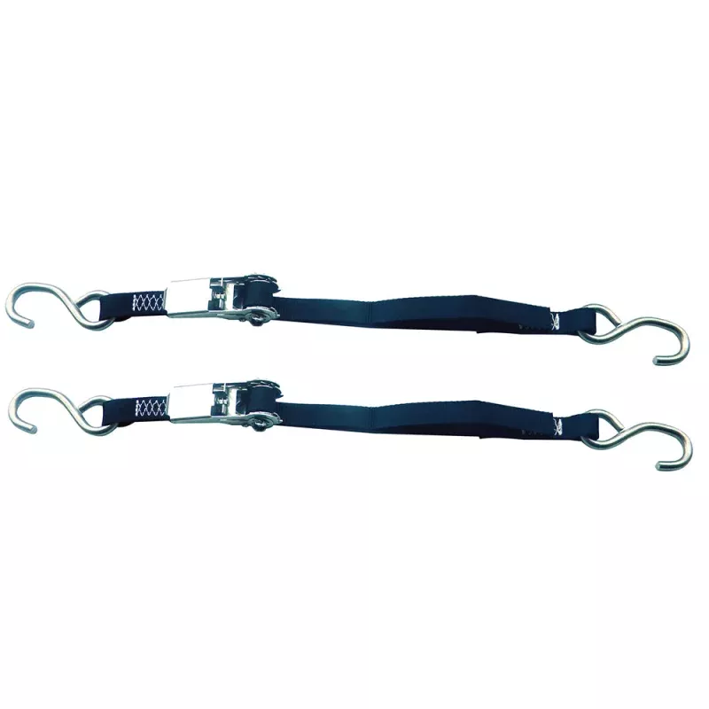 Rod Saver Stainless Steel Ratchet Tie-Down – 1 x 4 – Pair