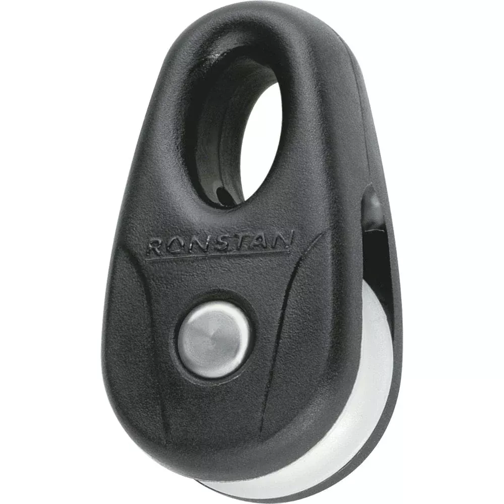 Ronstan Kite Block – Black w/White Sheave (Pair)