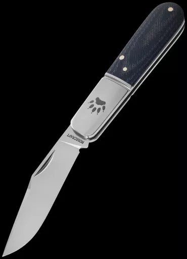 Rosecraft Otter Creek Barlow Blue Denim Micarta Folding Knife