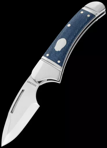 Rosecraft Zambezi Blue Micarta Folding Knife
