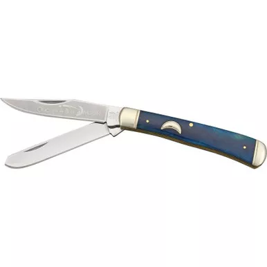 Rough Rider Blue Bone Trapper Pocket Knife