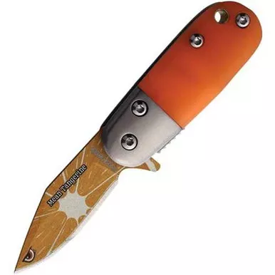 Rough Rider Mean Tangerine Linerlock Assisted Knife