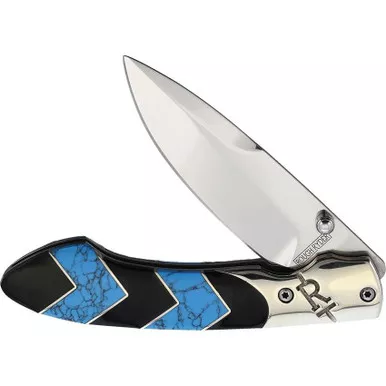 Rough Rider Turquoise Peak Linerlock Pocket Knife