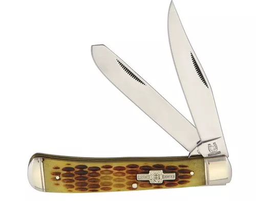 Rough Ryder Amber Jigged Bone Trapper