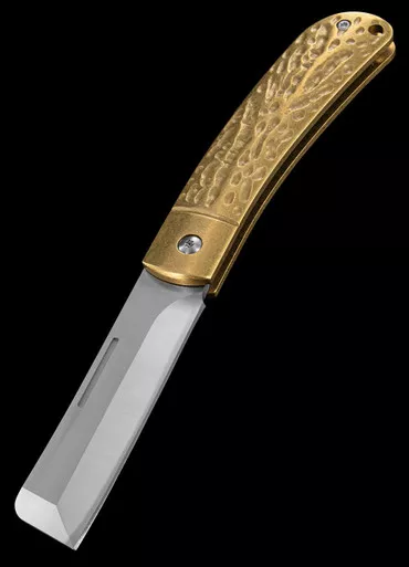 Rough Ryder APTA Folder Brass Chisel Folding Knife