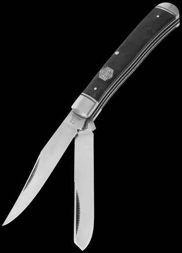 Rough Ryder Midnight Ice Trapper Folding Knife