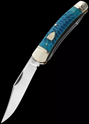 Rough Ryder Moose Blue Dragon Bone Folding Knife