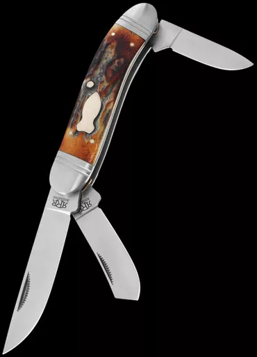 Rough Ryder Reserve Roundup Brown Stag Bone