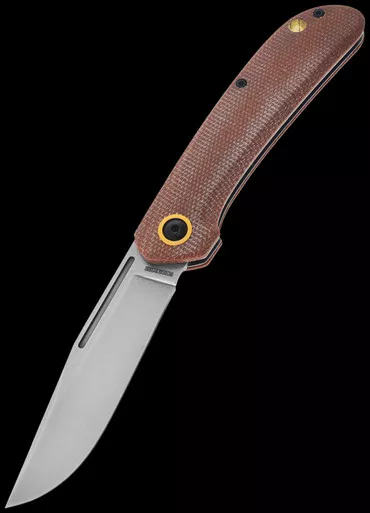 Rough Ryder Slip Joint Brown Micarta Folding Knife