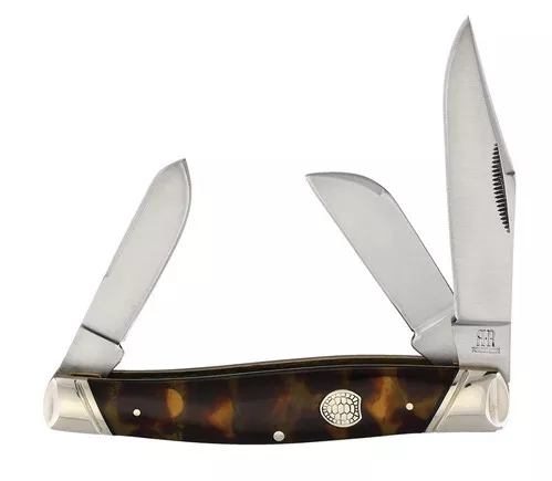 Rough Ryder Tortoise Shell Stockman Folding