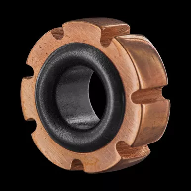 Ru Titley Tornado Bead Raw Bronze