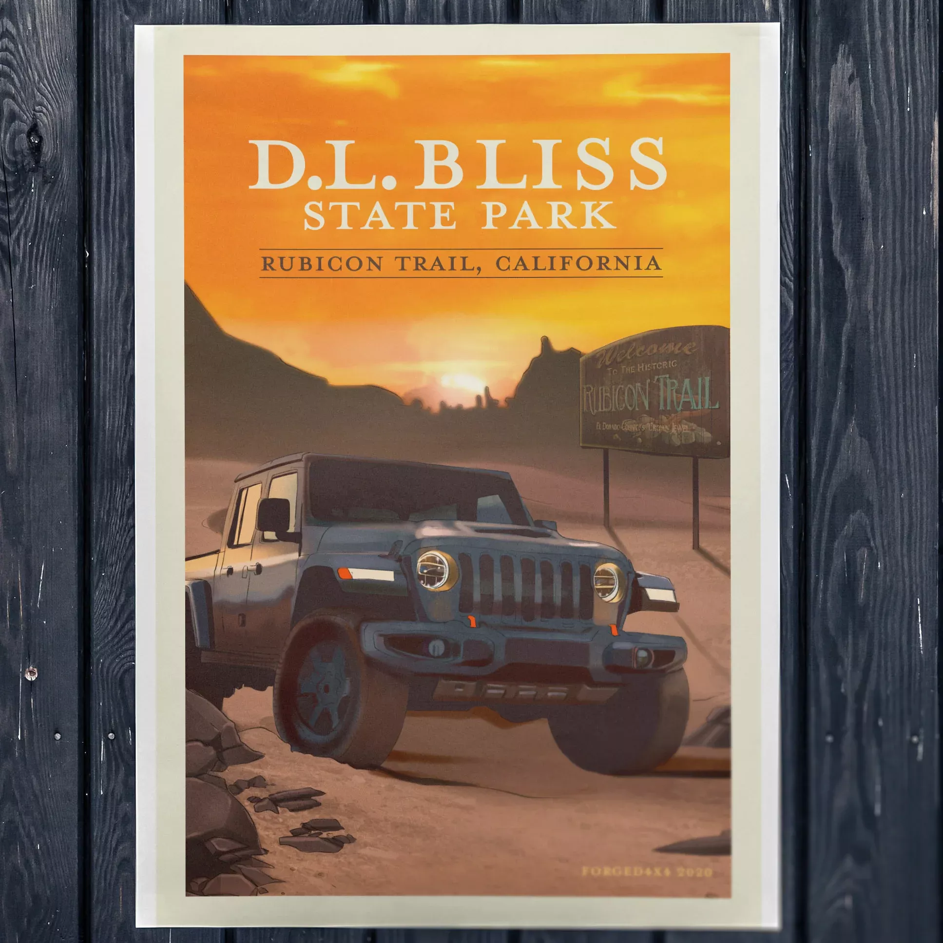 The Rubicon Trail Poster