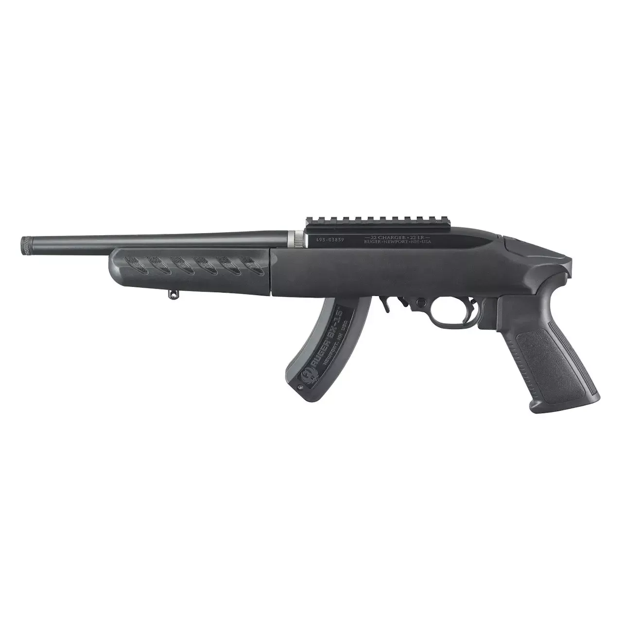 Ruger 22 Charger Rimfire Pistol 10″ Black 22 LR