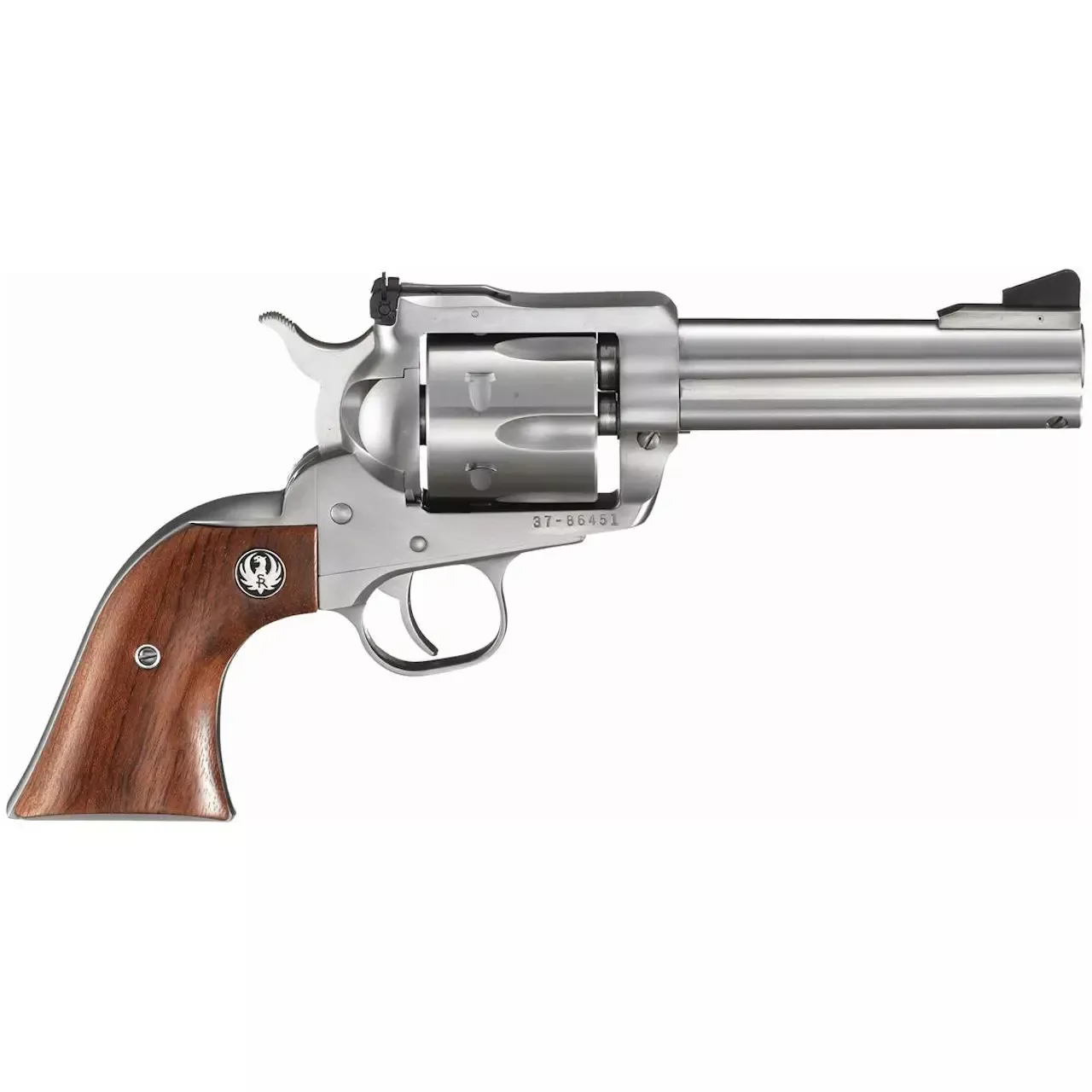 Ruger Model KBN34 .357 Mag Revolver/.38 Special 4.625″ BBL SS Adj. Sights 6 Rd