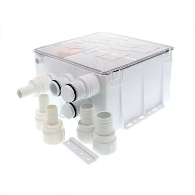 Rule 12V Shower Drain Box with 800 GPH Pump