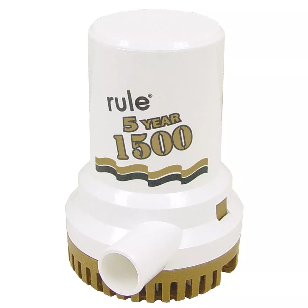 Rule 1500 G.P.H. “Gold Series” Bilge Pump