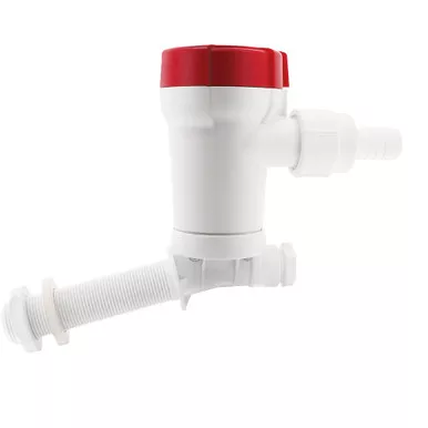 Rule 500 GPH Angled Thru-Hull Livewell Pump