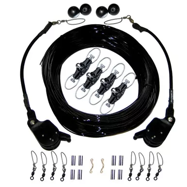 Rupp Double Rigging Kit, 260-Foot Black Mono Line