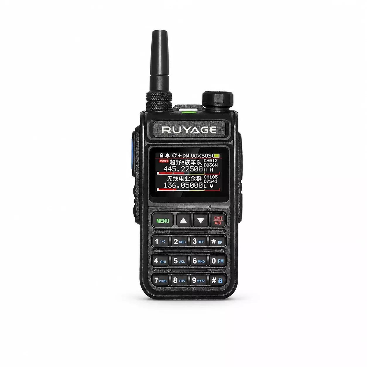 RUYAGE UV58 Plus 5W 6-Band Analog Walkie Talkie