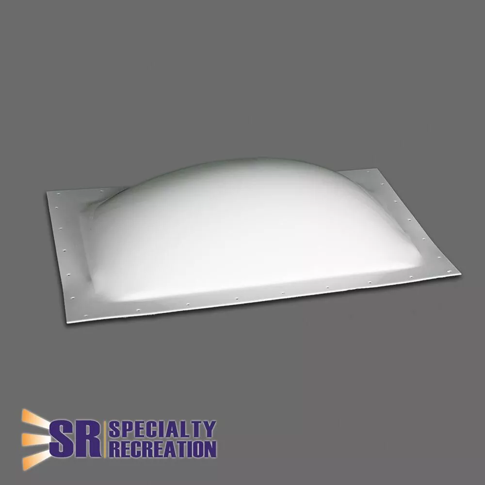 RV Skylight, Thermoformed Polycarbonate, 22” x 34”, White
