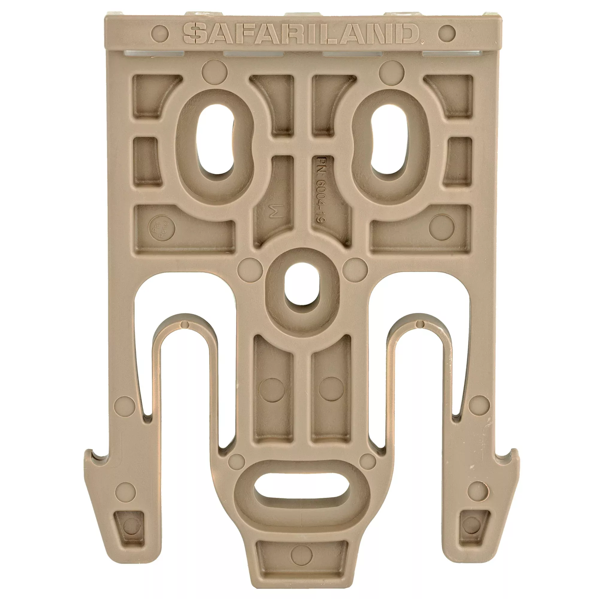 Safariland Quick Locking System (QLS) 19 Holster Fork, Flat Dark Earth Polymer — 6004-19-55